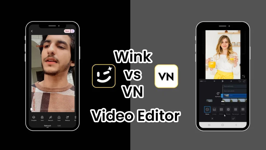 Wink vs VN video editor